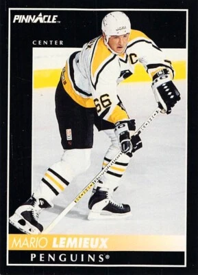 1992-93 Pinnacle Hockey Mario Lemieux #300 NM/MT PITTSBURGH PENGUINS - Image 1 of 2