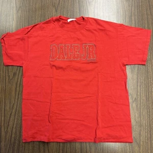 Dale Earnhardt JR #8 Red Budweiser NASCAR T-Shirt Size Large nascar embroidered - Picture 1 of 5