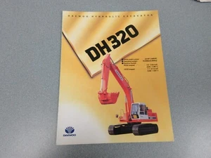 Daewoo DH320 Excavator Color Brochure 12 Pages - Picture 1 of 4