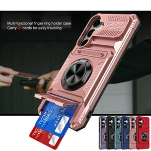 Card Holder Shockproof Case Cover For Samsung Galaxy A16 A26 A56 A15 A25 A35 A55 - Picture 1 of 57