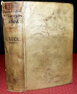 ANTON NUCK 3 Works on Human Anatomy Medicine, Physiology, Surgery 1stEd 1690 - Imagen 1 de 12