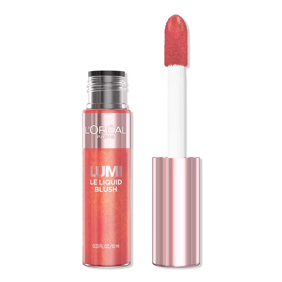 Loreal Paris Lumi Le Liquid Blush 0.33floz/10ml - 625 Glowy Gold Pink - Image 1 of 1