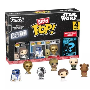 Funko Bitty POP! Princess Leia Star Wars 4-pack Vinyl Figures New - Picture 1 of 8