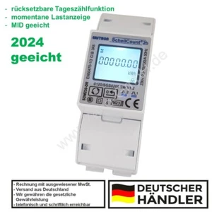Schellcountb Wechselstromzähler geeicht mit Tageszähler 100A + mom. Lastanzeige - Picture 1 of 7