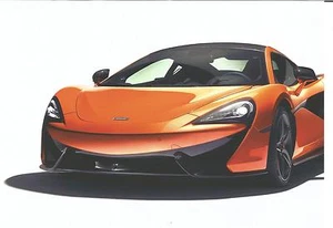 Tarjeta Postal Mclaren 1 Salón De Postal- Ginebra 2016 - Picture 1 of 1