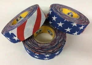 USA Flag Hockey Tape - Howies USA Flag Hockey Tape - 3 Rolls -1"x20 yards - Grip - Picture 1 of 4