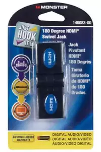 Monster Just Hook It Up 180 Grad HDMI Swivel Jack - Bild 1 von 1
