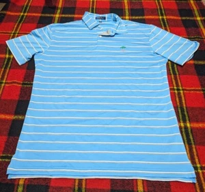 Peter Millar Crown Crafted Golf Polo Shirt Mens The Round Hill Club Sz M - Picture 1 of 5