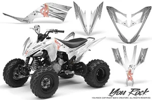 YAMAHA RAPTOR 250 GRAPHICS KIT CREATORX DECALS STICKERS YOU ROCK W - Imagen 1 de 1