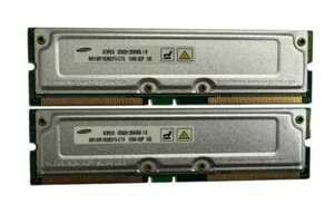 512MB 2x256mb Samsung Desktop (2) Modules 1066-32p RDram Memory Rambus NON-ECC - Picture 1 of 1