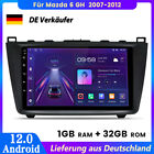 9" do Mazda 6 GH 2007-2012 Android12 Radio samochodowe Stereo GPS Nawigacja Sat WiFI BT DAB+