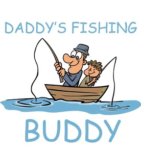 Pesca # 2 - Camiseta Plancha En la transferencia - El compañero de pesca de papá - Imagen 1 de 1