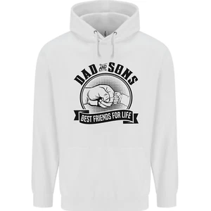 Dad & Sons Best Friends Fathers Day Childrens Kids Hoodie - Picture 1 of 80