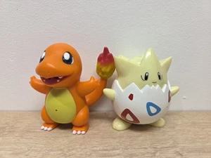 Tomy Vintage Pokémon Charmander / Togepi Figuren - 1997 1998 Lights Sounds - Bild 1 von 4