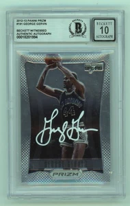 George Gervin 2012-13 Panini Prizm #191 Signed Beckett BGS 10 Auto Spurs HOF - Bild 1 von 1