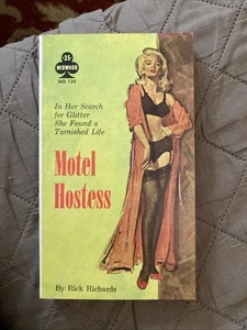 Sleaze gga Vintage Pb, Motel Hostess by Richards, Midwood 124, 1961, NF - Bild 1 von 6