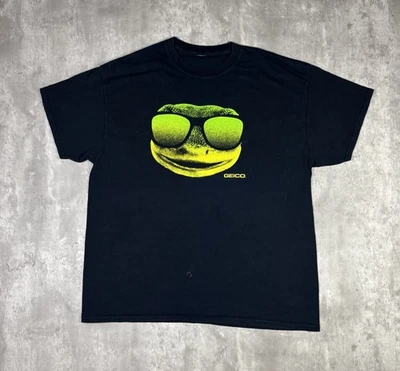 Vintage Y2K Geico Gecko Lizard Promo T Shirt Men’s XL - Image 1 of 4