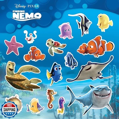 Calcomanías Disney Finding Nemo - Juego de 17 pegatinas de vinilo de valor para automóvil portátil Foto 1 de 4