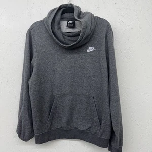 Nike Herren Grau Hoodie Pullover Langarm Freizeit Sport Activewear Größe XL - Bild 1 von 7
