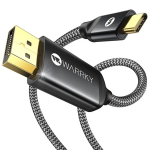 USB C to DisplayPort Cable 8K 60Hz [Stable Gold-Plated Plug, Metal Case] 4K 2... - Picture 1 of 7