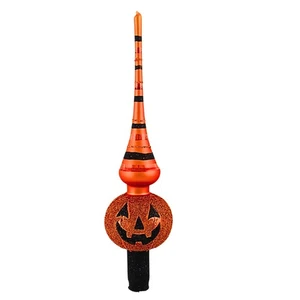 Santa Land 13.00in Ferguson Mcfright Tree Topper, Glass, Finial Halloween - Picture 1 of 11
