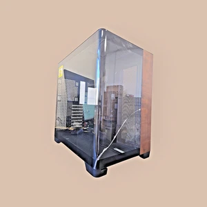 @NEU/BESCHÄDIGT@ Antec C8 Curve Wood Full Tower schwarz transparent Holz MAN01 - Bild 1 von 7