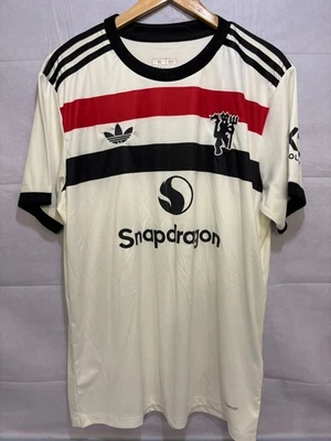 Camiseta Manchester United Adidas 2024/25 Third Snapdragon patrocinador slim fit GG - Imagem 1 de 4