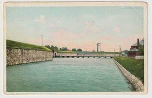 Vintage Fort Monroe Old Point Comfort Virginia Wassergraben Haupteingang Postkarte - Bild 1 von 2