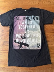 Vintage 2012 Adult Medium All Time Low T-shirt Love Like War Pierce The Veil Emo - Picture 1 of 3