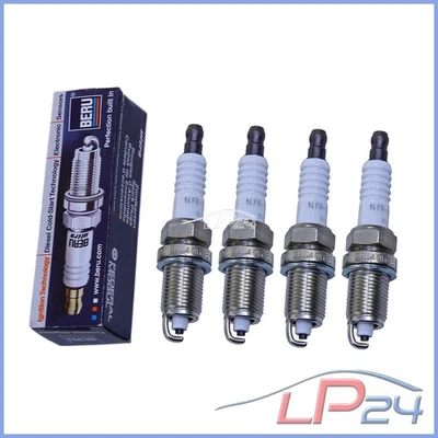 4X BERU BOUGIE D'ALLUMAGE POUR MERCEDES BENZ SPRINTER 2-T 901 902 214 3-T 314 - Photo 1/4