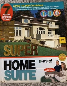 Super Home Suite PC CD 3D Home Design Model Software Windows XP - Picture 1 of 8