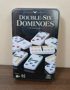Double Size Dominoes Game w/ 28 Dominoes & Sealed New - Picture 1 of 5