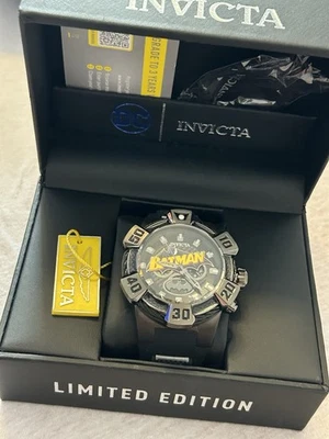 INVICTA DC Comics - Batman 41117 - 52 mm - TMI - Quarzwerk - Armband UHR - NEU - Bild 1 von 4