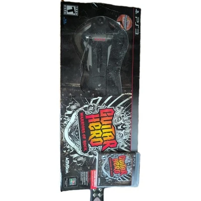 PS3 Guitar Hero Warriors of Rock Bundle W/ Game And Box - Read Description  - Image 1 of 2