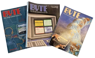 Byte Magazine 1983 - 1984 Computers and the Professions - Vintage Computing LOT - Image 1 of 4