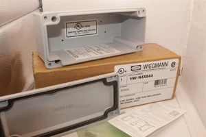 WIEGMANN HW-N4X844 SLIMLINE SERIES, JUNCTION ENCLOSURES, BLANK COVER, GRAY - Picture 1 of 2