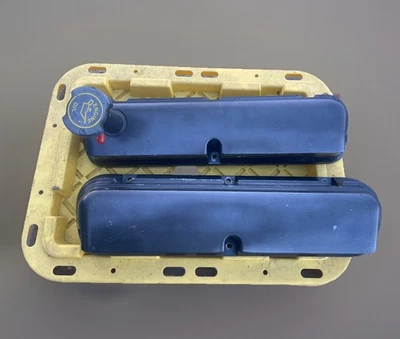 🦊🔥 Cubiertas de válvula OEM Ford Mustang 5.0 HO - 1991-1993 Fox Body GT/LX 🔥🦊 Foto 1 de 4