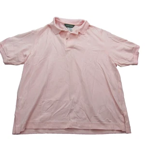 Camisa Polo Outer Banks Para Hombre Extra Grande Rosa Manga Corta 100% Algodón Clásica - Imagen 1 de 7