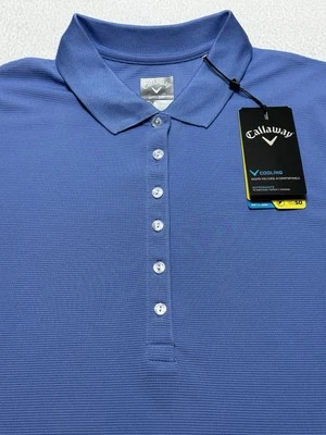 Camisa polo Callaway Opti-Dri Golf Performance para mujer azul talla grande nueva con etiquetas Foto 1 de 4