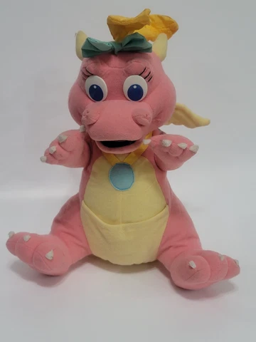 Dragon Tales Hasbro PINK Cassie Dragon Plush Stuffed Animal Playskool 12" 1999 Cover