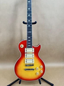 Nueva Guitarra Eléctrica LP Facebook Pastillas HHH Puente Fijo 22 Cuerdas - Imagen 1 de 12