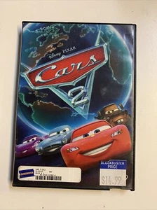 Cars 2 DVD WITH BLOCKBUSTER CASE & STICKER - Picture 1 of 3