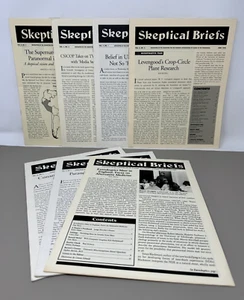 Lot of 7 Skeptical Briefs Newsletters UFO Scientific Investigation of Paranormal - Picture 1 of 22