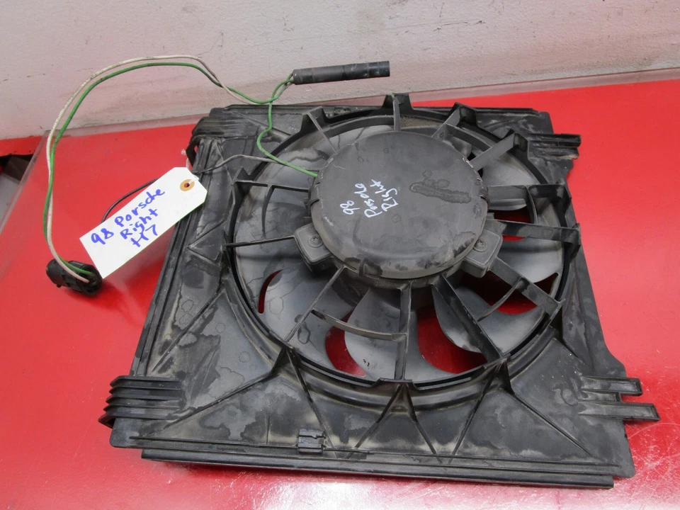VENTILADOR RADIADOR REFRIGERACIÓN MOTOR PASAJERO DERECHO PORSCHE BOXSTER 1997-2000 2,5 L OEM Foto 1 de 4