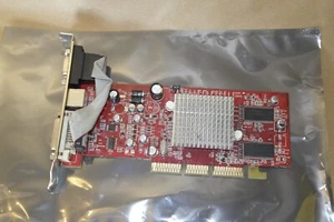 ATI Radeon 9250 128 MB Universal AGP Video Card TV-Out VGA DVI - Picture 1 of 7