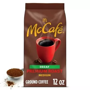 McDonalds McCafe Ground Coffee Decaf Premium Medium Roast USA Import 340gr - Picture 1 of 6