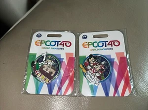 Disney 2022 EPCOT 40th Anniversary World Showcase USA Mickey Minnie Goofy Pins - Picture 1 of 5