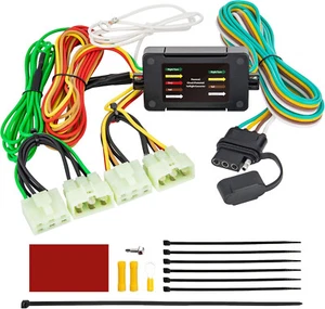 Trailer Light Wiring Harness Connector with 4 Pin Plug For Toyota Tacoma 95-04 - Picture 1 of 6