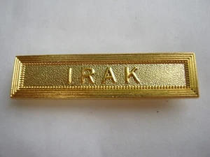 POUR MEDAILLE PENDANTE AGRAFE EN FER OPEX ( IRAK ) - Imagen 1 de 2