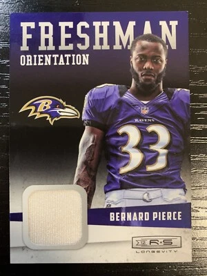 2012 Rookies & Stars Longevity Freshman Orientation Bernard Pierce Jersey RC - Image 1 of 2